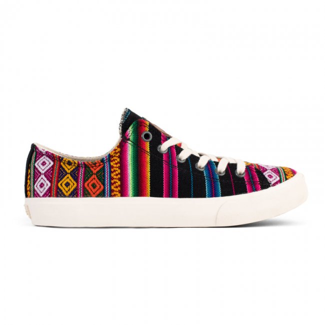 Inkkas Women's Black Spectrum Low Top