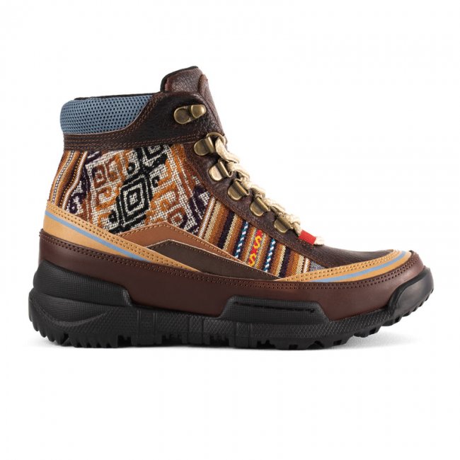 Inkkas Women's Brown Leather Trekk Boot