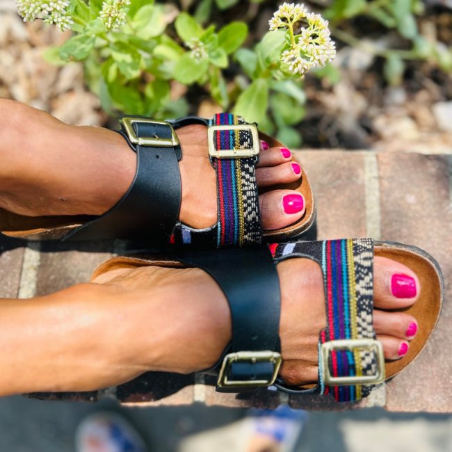 Inkkas Women's Blackbird Buckle Sandal