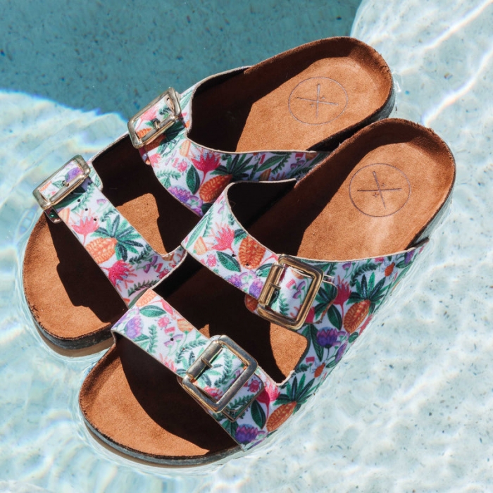 Inkkas Women's Abacaxi Buckle Sandal