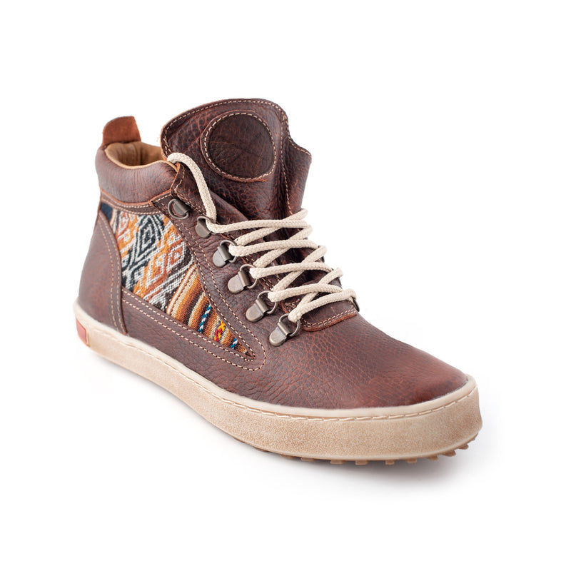 Inkkas Men's Brown Leather Camping Boot
