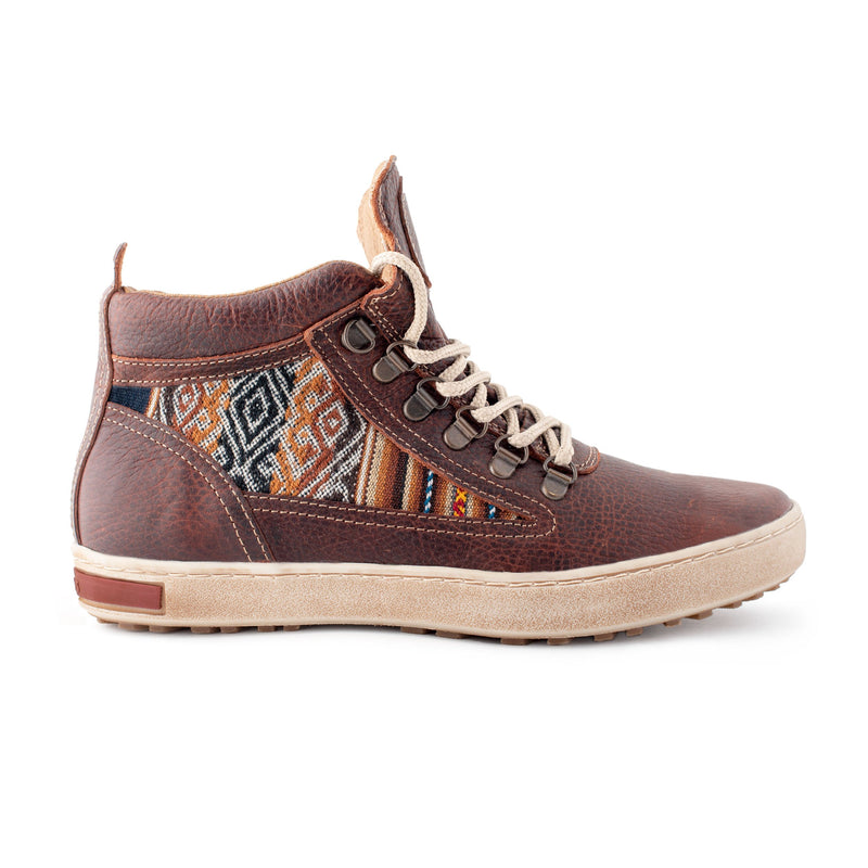 Inkkas Men's Brown Leather Camping Boot