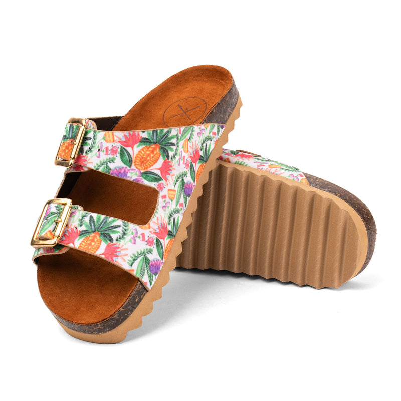 Inkkas Women's Abacaxi Buckle Sandal