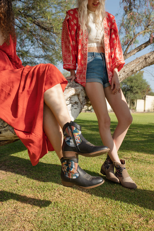 Inkkas Women's Monterey Black Western Boot