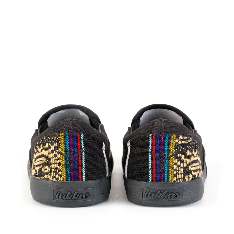 Inkkas Women's All Black Slip On (SHOE ART CONTEST)