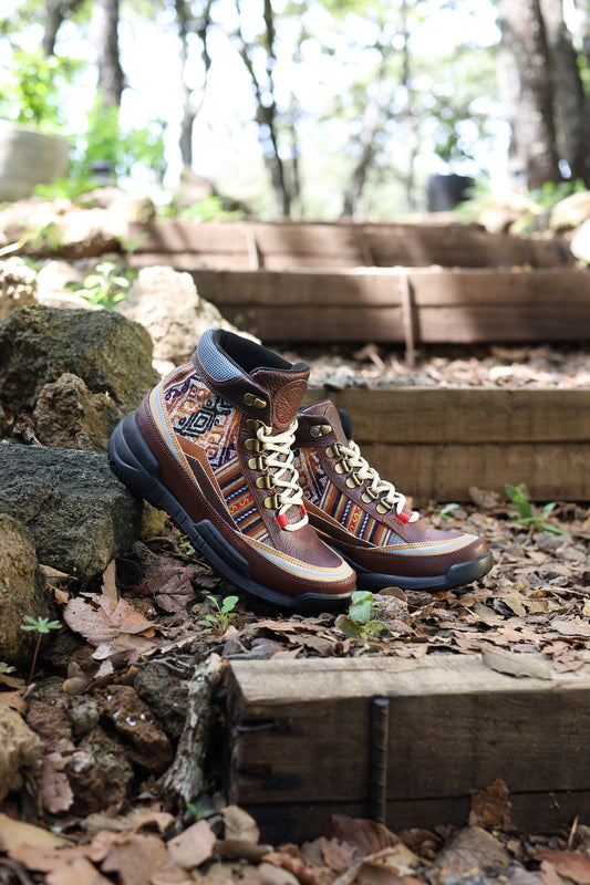 Inkkas Women's Brown Leather Trekk Boot