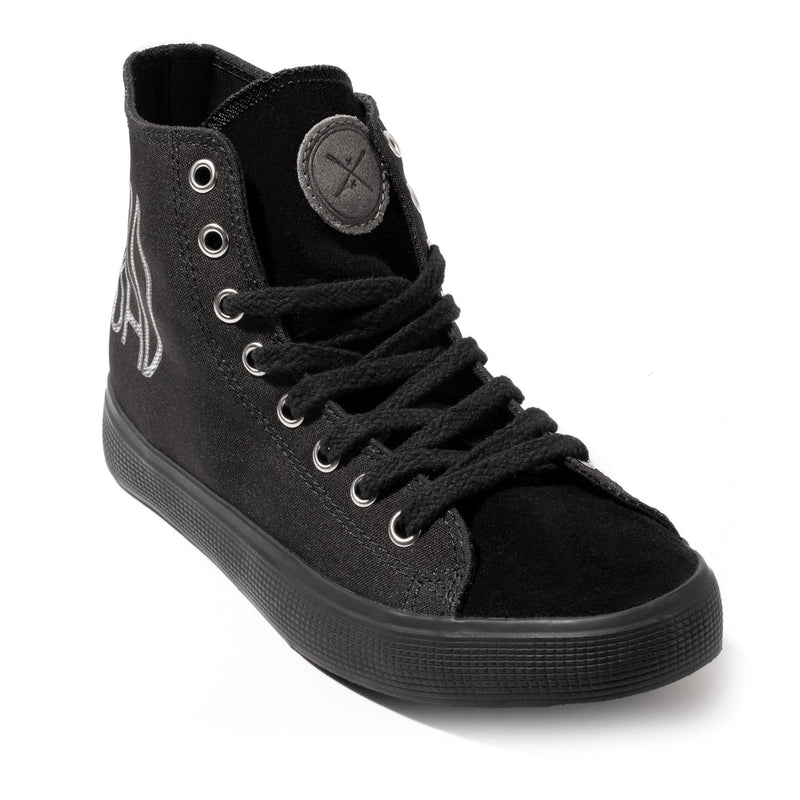 Inkkas Women's BADass - Black High Top