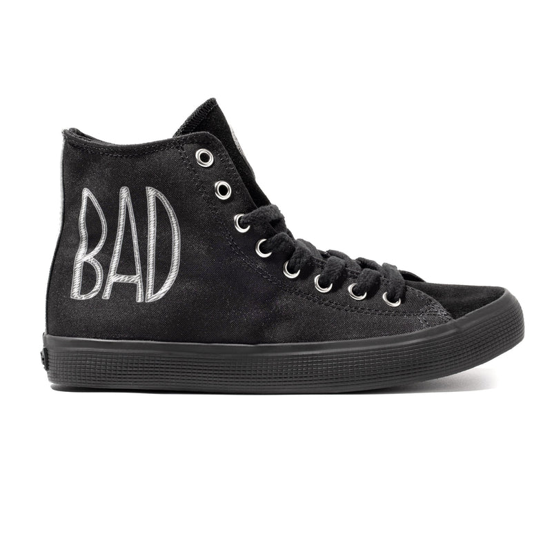 Inkkas Women's BADass - Black High Top