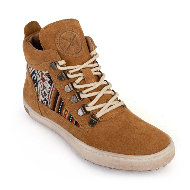 Inkkas Men's Tan Suede Camping Boot