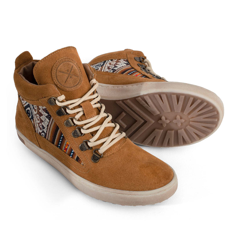 Inkkas Men's Tan Suede Camping Boot