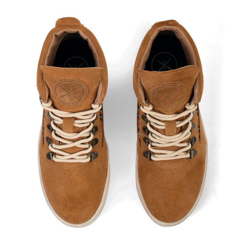 Inkkas Men's Tan Suede Camping Boot