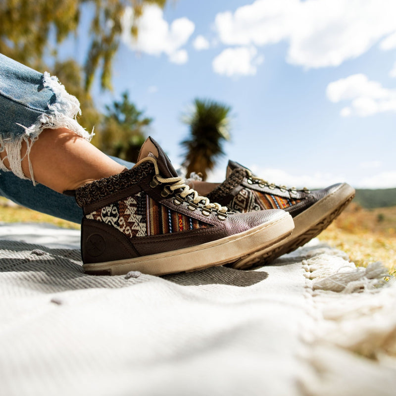Inkkas Men's Brown Leather - Vegan Camping Boot