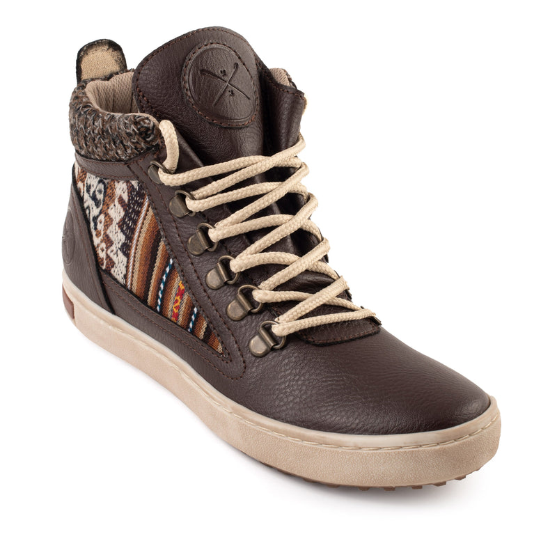 Inkkas Men's Brown Leather - Vegan Camping Boot