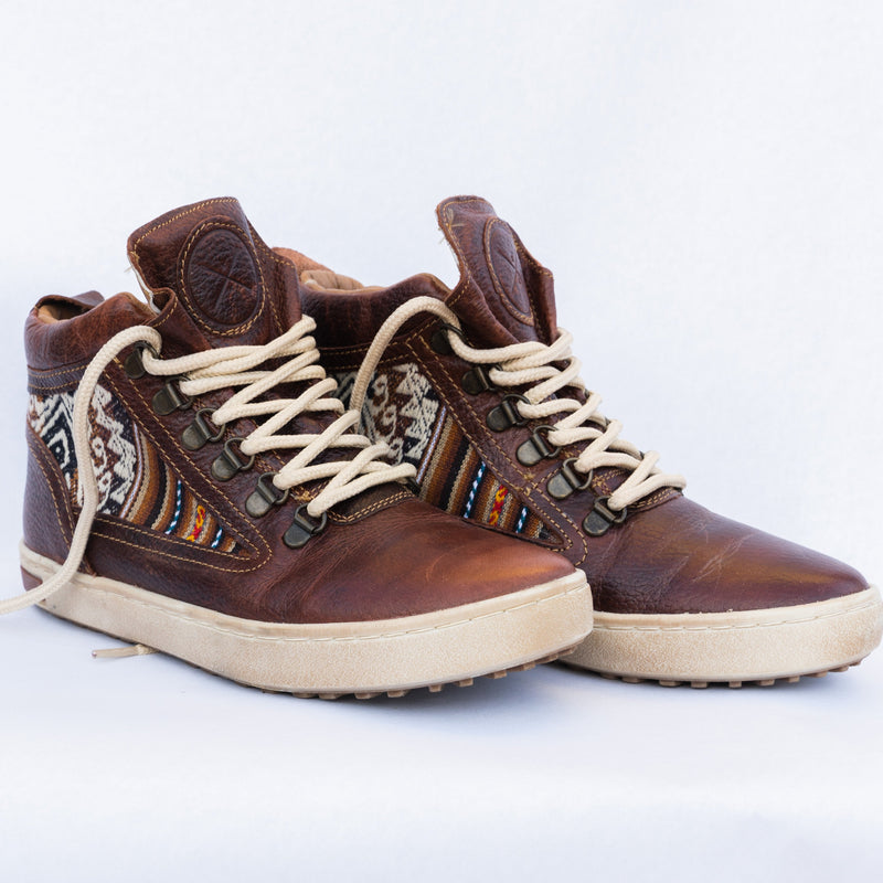 Inkkas Women's Brown Leather Camping Boot