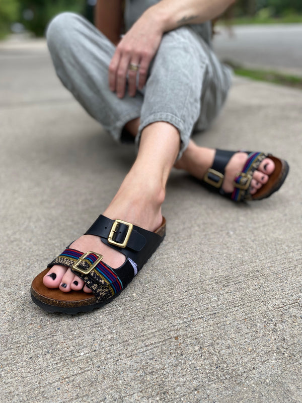Inkkas Women's Blackbird Buckle Sandal