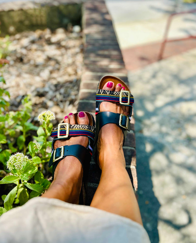 Inkkas Women's Blackbird Buckle Sandal