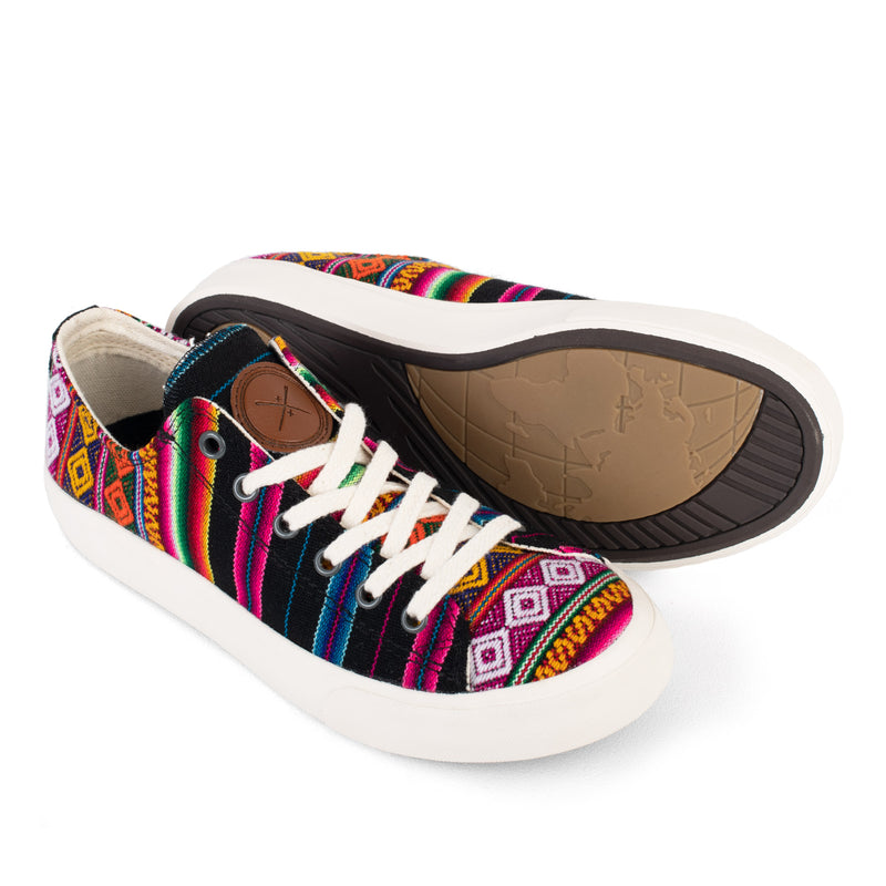 Inkkas Women's Black Spectrum Low Top