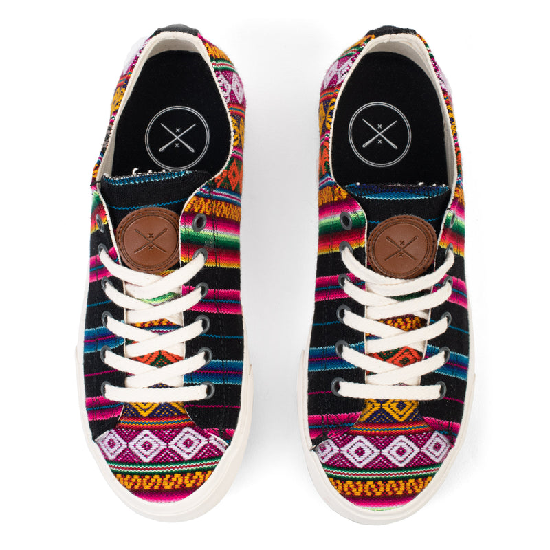 Inkkas Women's Black Spectrum Low Top