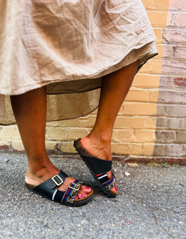 Inkkas Women's Blackbird Buckle Sandal