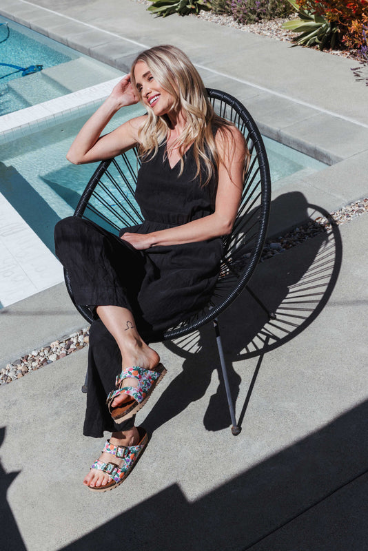 Inkkas Women's Abacaxi Buckle Sandal