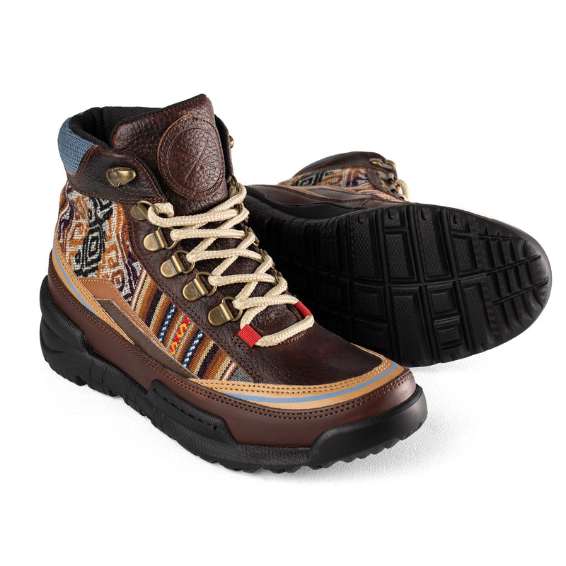 Inkkas Men's Brown Leather Trekk Boot