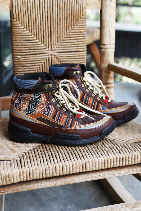 Inkkas Men's Brown Leather Trekk Boot